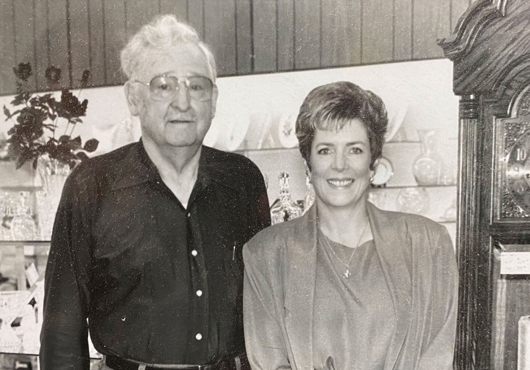 Nicholas' Grandpa and mom early 1990